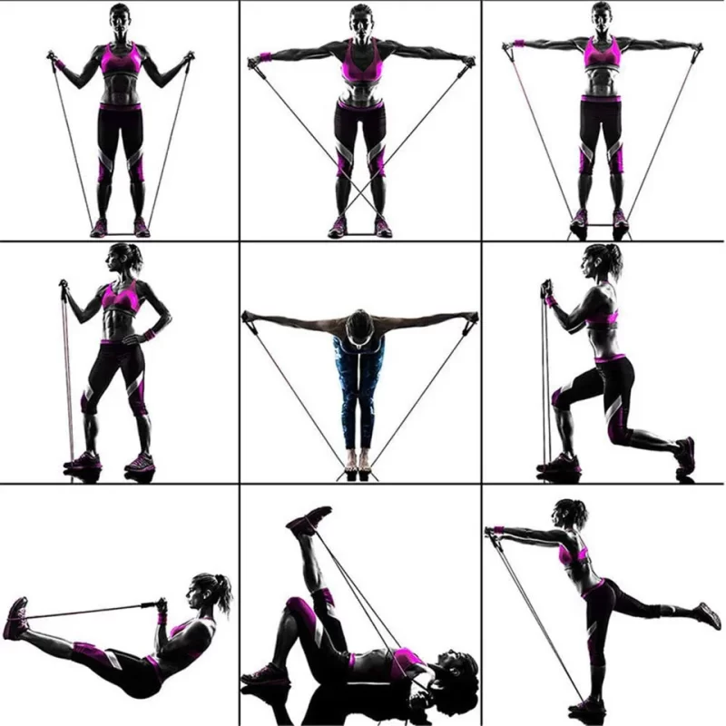 11Pcs/Set Latex Resistance Bands Crossfit Training Exercise Elastic Bands Fitness Yoga Tubes Pull Rope Rubber Expander Men Women - Image 5