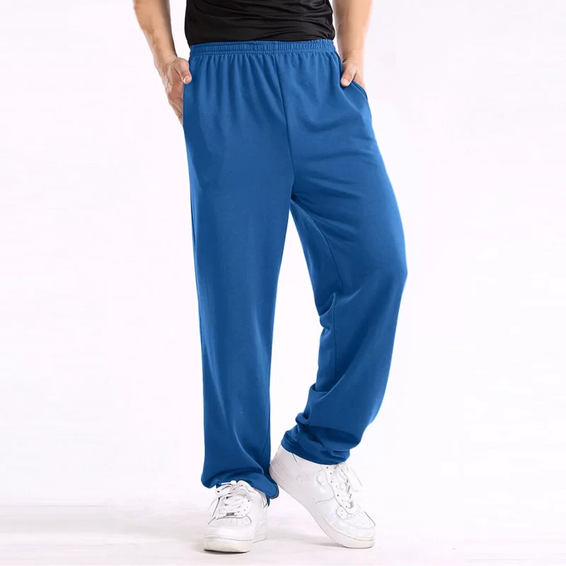 Mens Casual Straight Pants Trend Youth Warm Loose Pants Loose Fashion And Yoga Pants Year - Image 2