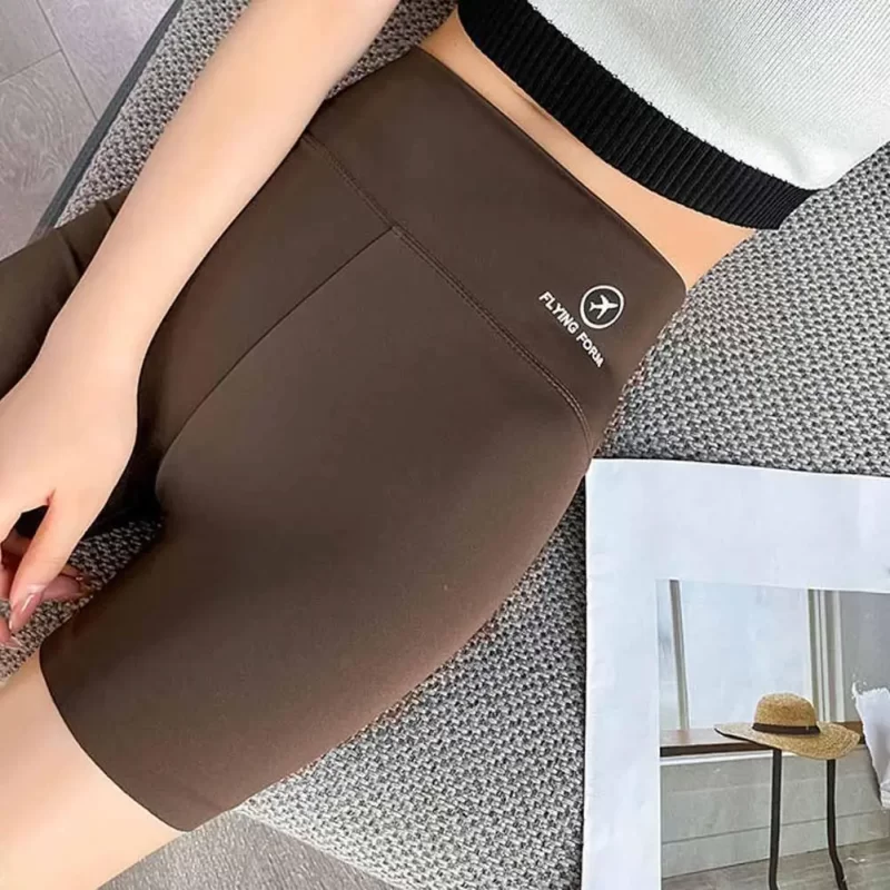 Women Sports Short Yoga Shorts Breathable Soft Fitness Women Fashion Yoga Tight Shorts Cycling Shorts Legging Gym Athletic W8r0 - Image 4