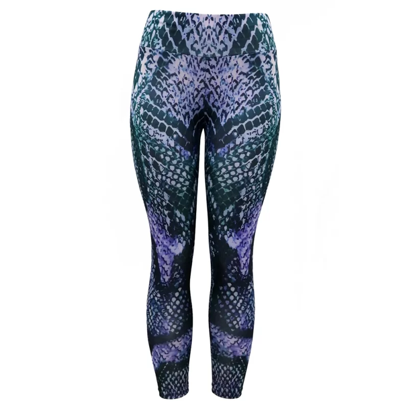 NORMOV Women Snake Printed Leggings High Elastic Yoga Leggings Push Up Gym Workout Running Fashion Slim Skinny Sports Pants - Image 3