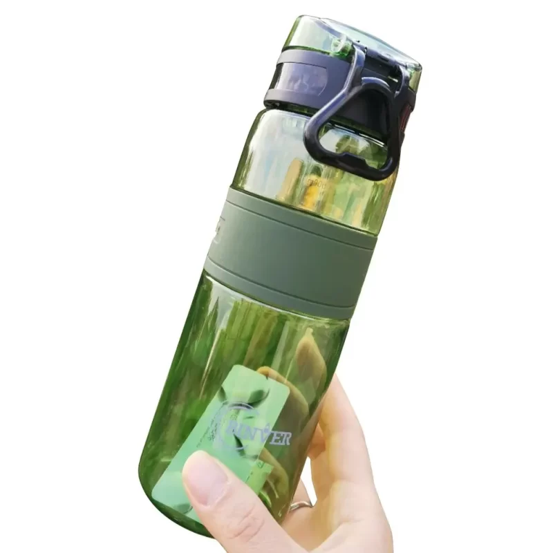 Hot 500ml Water Bottle Outdoor Sport Travel Gym Plastic Cup Portable Bounce Cover Leakproof Student Water Bottles